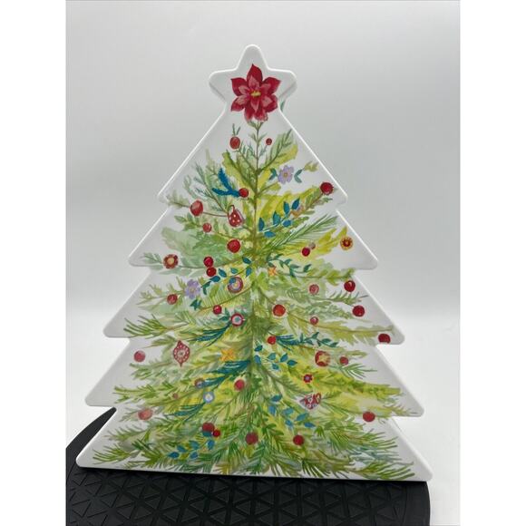 The Pioneer Woman Christmas Container Tree Kitchen Treat Cookie Storage New - Picture 1 of 5